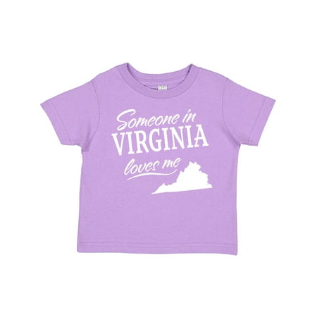 

Inktastic Someone in Virginia Loves Me Gift Toddler Boy or Toddler Girl T-Shirt
