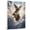 Bul Terrier, variant on Thuan Dog with Angel Canvas, Canvas Wall Art Abstract White Prints Animal Artwork Komondor Lover for Bedroom Living Room Bathroom 11x17