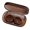 dark brown, variant on Stylish PU Contacts Lens Holder With Wearing Tool And Tweezers Eyewears Container Accessory for Travel Easy to Carry