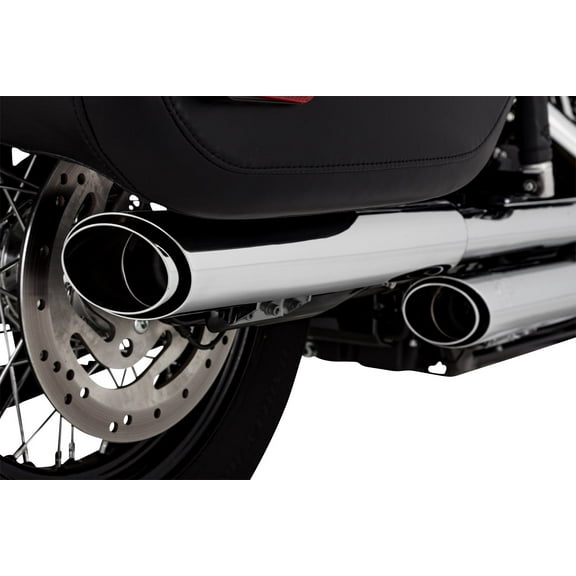 Vance & Hines Twin Slash 3" Chrome PCX Slip-On Mufflers (16379)