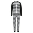 thumbnail image 3 of TSSOE Kids Boys Girls Special Needs Adaptive Autism Sensory Clothing Back Zipper Long Sleeve Full Length Jumpsuit Black 4, 3 of 7