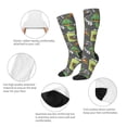thumbnail image 6 of Haiem Cartoon Dinosaurs Socks, Funny Novelty Crazy Design Cotton Socks Sports Socks Knee High Socks For Men, Women,1Pairs - Gift For Working Friends, 6 of 9