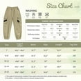 thumbnail image 6 of Rolanko Girls Cargo Pants for Kids Loose Streetwear Hip Hop Dance, 6 of 6