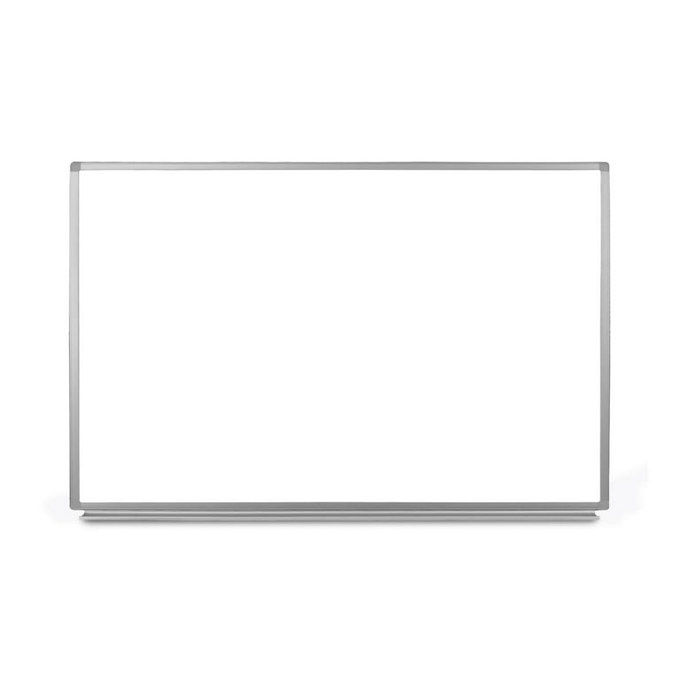 VUSIGN Magnetic Whiteboard Dry Erase Board, 36 X 24 Inches, Wall Mounted White  Board with Pen Tray, Silver Aluminium Frame 