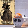 Gothic Bathroom Decor Retro Wall Art Signs, Funny Wash Your Hands ...