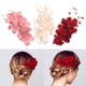 thumbnail image 3 of El Pelo De Boda, Peineta Lateral Para El Pelo De Flores De Tela, Simulación De Cuentas Florales, Peineta Para El Pelo, Accesorio Para El Cabello Para Mujeres Y Niñas Advancent HA044829-02, 3 of 6