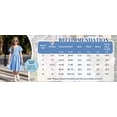 thumbnail image 6 of Arshiner Girls Summer Dress Tween Casual Smocked Swing Flowy Ruffle Midi Dresses with Pockets, 6 of 6