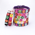 thumbnail image 2 of Collar con flores para mascotas, correa de piel sintética para perros, collar con cadena para gatos, correa para el cuello para animales pequeños, medianos y grandes, osito de peluche, chihuahua y pug, 2 of 5
