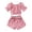 Red-b, variant on XIYNBAOK Kids Clothing Sets Cute Outfit 70s Outfits for Kids Teen Shirts and Shorts for Girls 10-12 Baby Neutral Clothes 6 Year Old Girl Clothes, Blue 12-18 Months