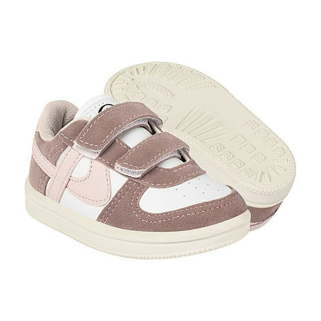 TENIS PANAM NIÑA 0117031174 SIMIPIEL BLANCO/ROSA 13-16