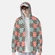 thumbnail image 2 of Fotbe Colorful Checkered Chaqueta con Protección Solar UPF 50+ para Hombre y Mujer, Camisa con Capucha y Bolsillos-Large, 2 of 7