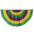 thumbnail image 1 of Banderines de tela de Mardi Gras, (paquete de 6) The Beistle Company 54991-GGP, 1 of 1