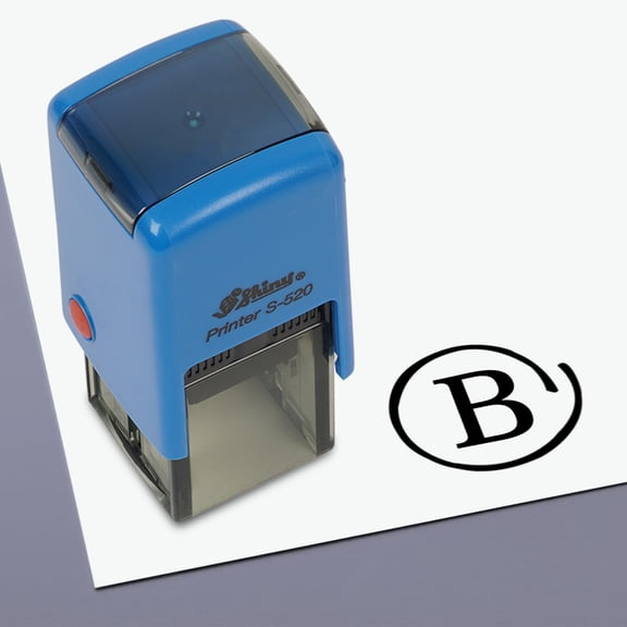 Printtoo TeachersStampGrade B Self,Inking RubberStampMotivation Encouragement Review Messages Grading For Homework School Classroom - Black