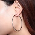 thumbnail image 1 of Womens Oversized Multi Earrings Big Round Large Hoop Earring Jewelry, 1 of 5