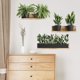 thumbnail image 5 of Pegatinas de pared, calcomanías de plantas, pegatinas y murales de plantas, decoración de habitaciones, pegatinas de pared para dormitorio, sala de estar, decoración de pared para guardería, pegatinas, 5 of 5
