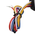 thumbnail image 4 of Jauge de trim de bateau 52 mm en acier inoxydable DC9 à 32 V UP DN pour yachts, cadran blanc avec cadre argenté, 4 of 4
