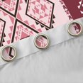 thumbnail image 4 of Castle Fairy Boys Girls Tribal Aztec Blackout Curtains Set of 2 (52x84 Each),Black Pink Window Curtains,Bohemian Theme Curtains and Drapes,Super Cozy Room Decor, 4 of 6