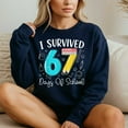 thumbnail image 4 of I Survived 67 Days Of School Meme – T-Shirt, Hoodie & Sweatshirt – Teachers & Students – School Achievement, 4 of 6