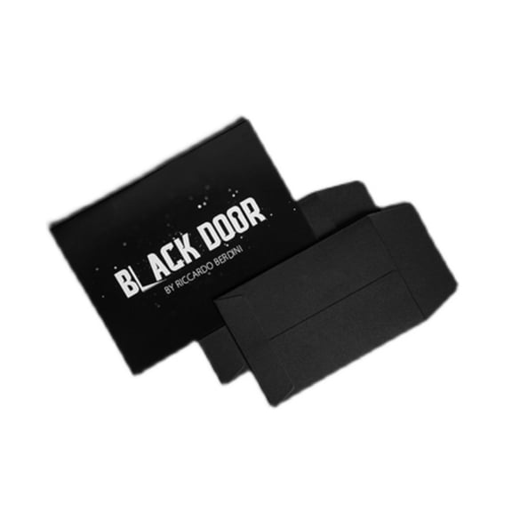 Black Door By Riccardo Berdini (2 Envelopes) Magic Tricks Appear Vanish Magia Close Up Street Illusions Gimmicks Mentalism Props