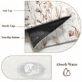 thumbnail image 6 of Round Area Rug 5 Ft, Brown Red Spring Floral Washable Non-Slip Circle Carpet for Living Room/Bedroom, Botanical Summer Flowers Elegant Low-Profile Runner Mats Collection Rugs for Indoor, 6 of 8