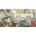 thumbnail image 3 of Burke, Tyler 24x14 Black Modern Framed Museum Art Print Titled - London, 3 of 5