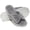 Gray, variant on Knivor Open Toe Bow House Slippers for Women Soft Coral Fleece Non Slip Flat Indoor Slide Slippers for Bedroom Lounge