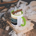 thumbnail image 5 of 3dRose, Gulf Waves On Captiva Island Florida.jpg, 11oz Two-Tone Green Mug, 5 of 7