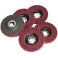thumbnail image 3 of FABLE- 5Pc Metal Abrasive Polishing Buffiing Wheel 3.96In Flap Discs For Angle Grinder, 3 of 5
