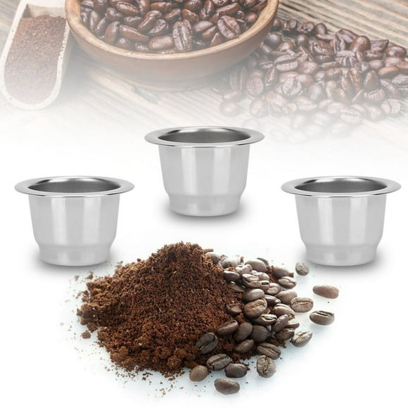 Stainless Steel Reusable Refillable Coffee Capsule Cup for nespresso Coffee Machine