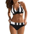 thumbnail image 1 of Gibobby Trajes de Natación para Mujer Bikini Push Up Traje de baño Conjunto de traje de baño Ropa de playa acolchada para mujer Sujetador de baño Trajes (Blanco,XL), 1 of 5