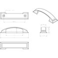 thumbnail image 3 of Jeffrey Alexander Annadale Pillow Cup Arch Pull, 3 of 7