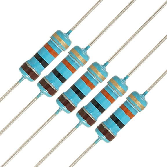 20 x 1/2W 350V 5% 10K ohm Carbon Film Resistor Axial