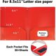 thumbnail image 2 of Plastic Folders with Pockets, 6 Color Heavy Duty Two Pocket Folder Business Card Holder for Office High School, 2 of 5