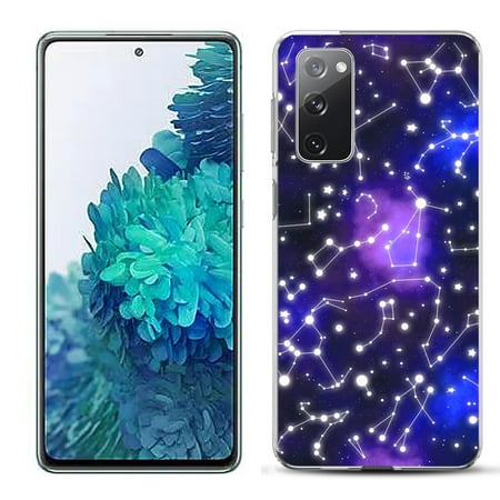 Slim-Fit Gel TPU Phone Case for Samsung Galaxy S20 FE 5G Fan Edition, by OneToughShield ® - Constellations