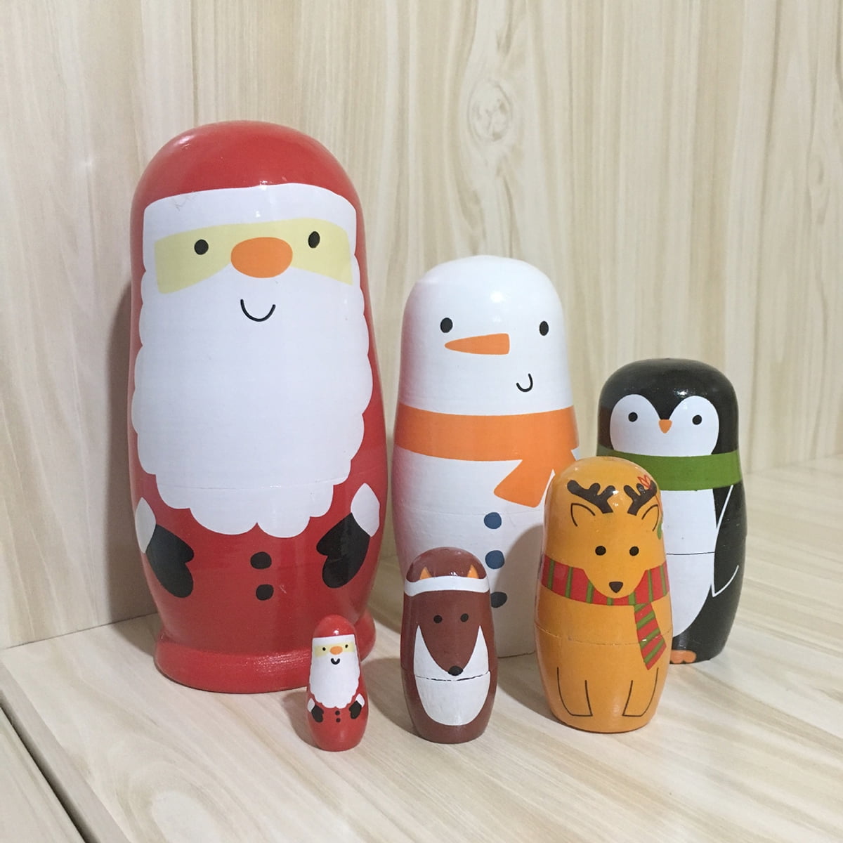 christmas stacking dolls