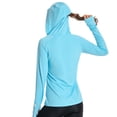thumbnail image 4 of BASSDASH Women’s UPF 50+ Hiking Fishing Hoodie UV Shirt Long Sleeve Outdoor Activewear Breathable Lightweight Stretch, 4 of 10