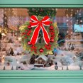 thumbnail image 3 of Christmas Wreath 12 Inch Green Artificial Front Door Wreath with Pinecones Berries Balls Red Bow LED Light Decorations for Fireplace Outdoor Indoor Party Wall Home Decor Xmas Wreath Ornament, 3 of 7