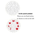 thumbnail image 6 of Acrylic Jigsaw Puzzle Suncatcher-Stress Relief Jigsaw Puzzle, Window Suncatcher Acrylic Puzzle, DIY Suncatcher Kits for Adults, Home Decor Gift for Women, Mom, Friends（7.4in） 4th of July Vermilion, 6 of 9