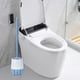 thumbnail image 1 of Cepillo de inodoro con mango largo | Juego de cepillos de baño de pared con cerdas suaves y base de plástico | Fácil instalación | Diseño resistente y duradero para una limpieza profunda del inodoro, 1 of 6
