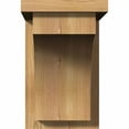 thumbnail image 2 of 7 1/2"W x 12"D x 12"H Huntington Smooth Corbel w/Backplate, Western Red Cedar, 2 of 9