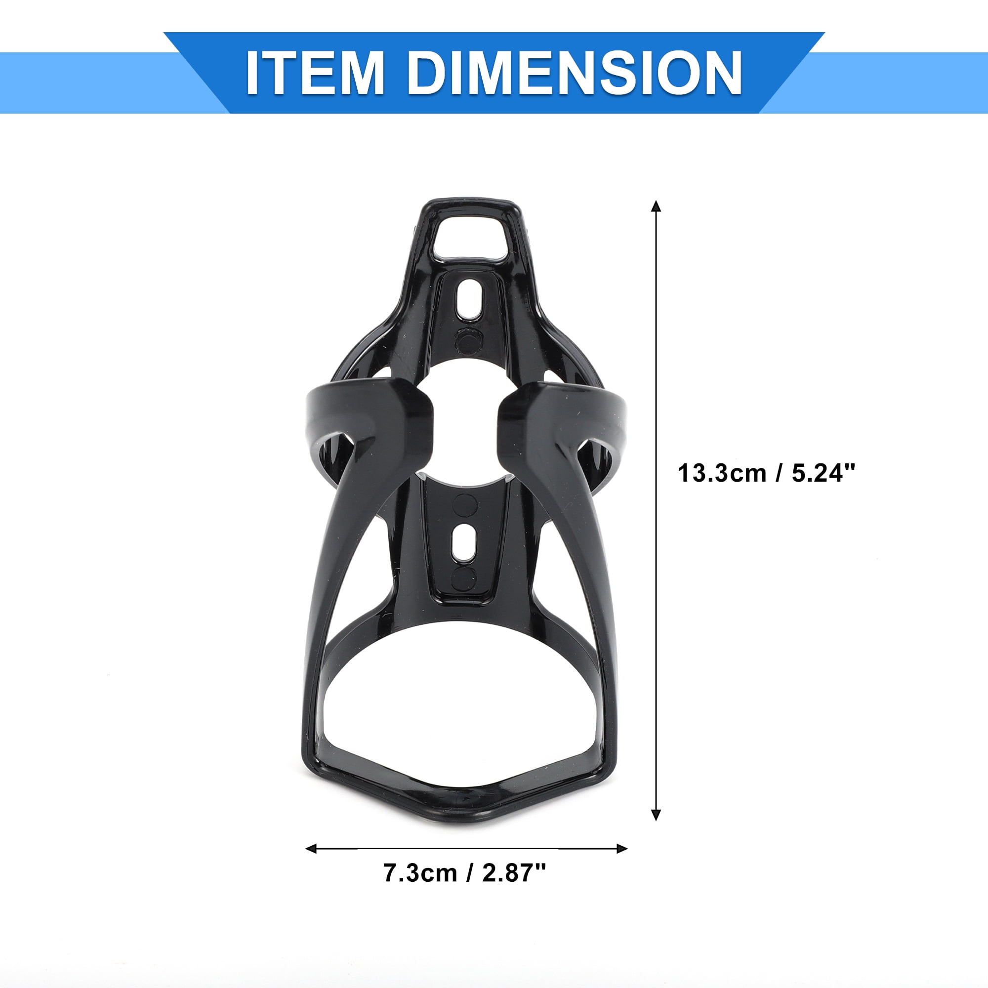 Unique Bargains Bicycle Bottle Cage Bike Holder Cycling Road Mountain Water Carrier Rack