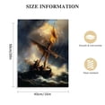 thumbnail image 2 of Acheng Canvas Wall Art - Christ In The Storm on The Sea of Galilee Poster - Boat Ocean -Fam	ous Reproductions for Living Room, Bedroom, Office 16x20 in, 2 of 5