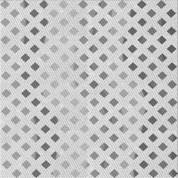 Ahgly Company Machine Washable Indoor Square Transitional Platinum Gray Area Rugs, 5' Square