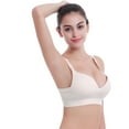 thumbnail image 3 of JGTDBPO Full Coverage Bras For Women Snap Sleep Bra Comfor Sports Bras For Women Nursing For Pregnancy Seamless Breastfeding Maternity Bralette Everyday Bras Wireless Bra Minimizer Bras, 3 of 5