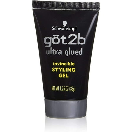 Got2b Ultra Glued Invincible Styling Gel, 1.25 oz Travel Size