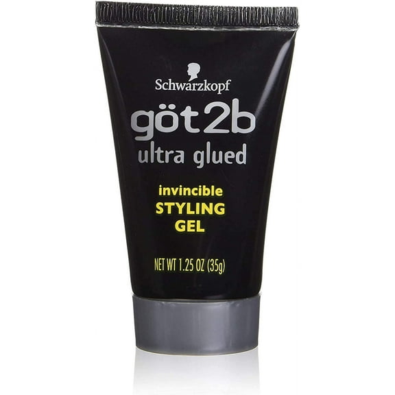 Got2b Ultra Glued Invincible Styling Gel, 1.25 oz Travel Size