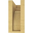 thumbnail image 4 of 4"W x 8"D x 8"H Classic Yorktown Rough Cedar Woodgrain TimberThane Corbel, Primed Tan, 4 of 6