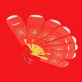 thumbnail image 3 of 2023 Rabbit Year Spring Festival Creative Fan Shaped Folding Red Envelope New Year Fan Red Envelope, 3 of 13