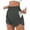 Dark Green, variant on Women's Athletic Shorts High Waisted Quick Dry Running Shorts with Pocket Double Layer Workout Gym Shorts