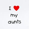 thumbnail image 2 of CafePress - I Love My Aunts Infant Bodysuit - Baby Light Bodysuit, Size Newborn - 24 Months, 2 of 4